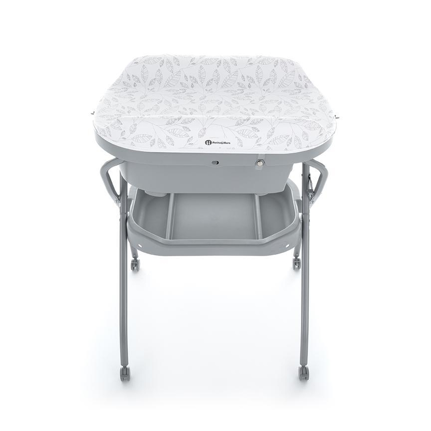 PETITE&MARS - Wickeltisch mit Badewanne SPA 3in1 grau