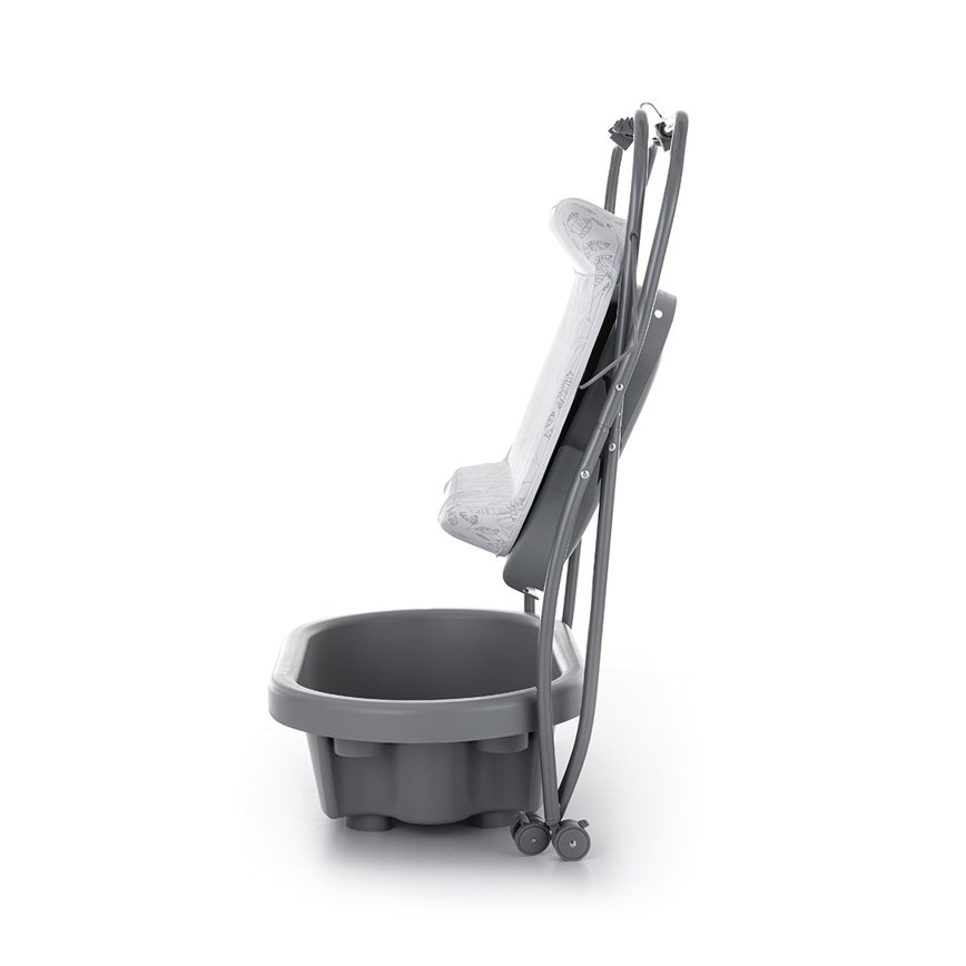 PETITE&MARS - Wickeltisch mit Badewanne SPA 3in1 grau