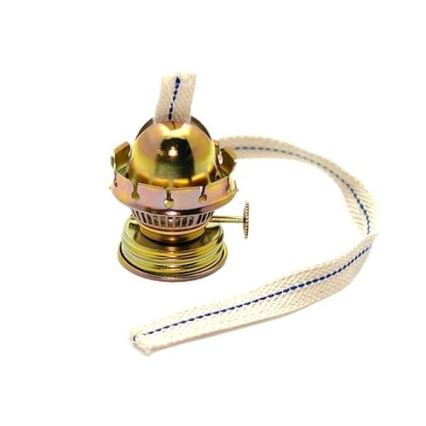 Petroleumlampe ANNA 33 cm Aquamarin