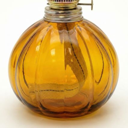 Petroleumlampe BASIC 38 cm bernsteinfarben