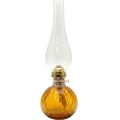 Petroleumlampe BASIC 38 cm bernsteinfarben