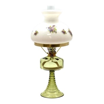 Petroleumlampe PETRA 42 cm Waldgrün