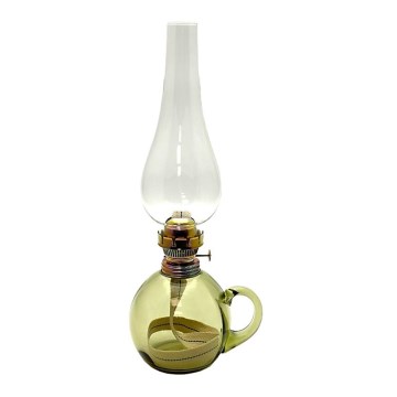 Petroleumlampe SOFIE 38 cm Waldgrün