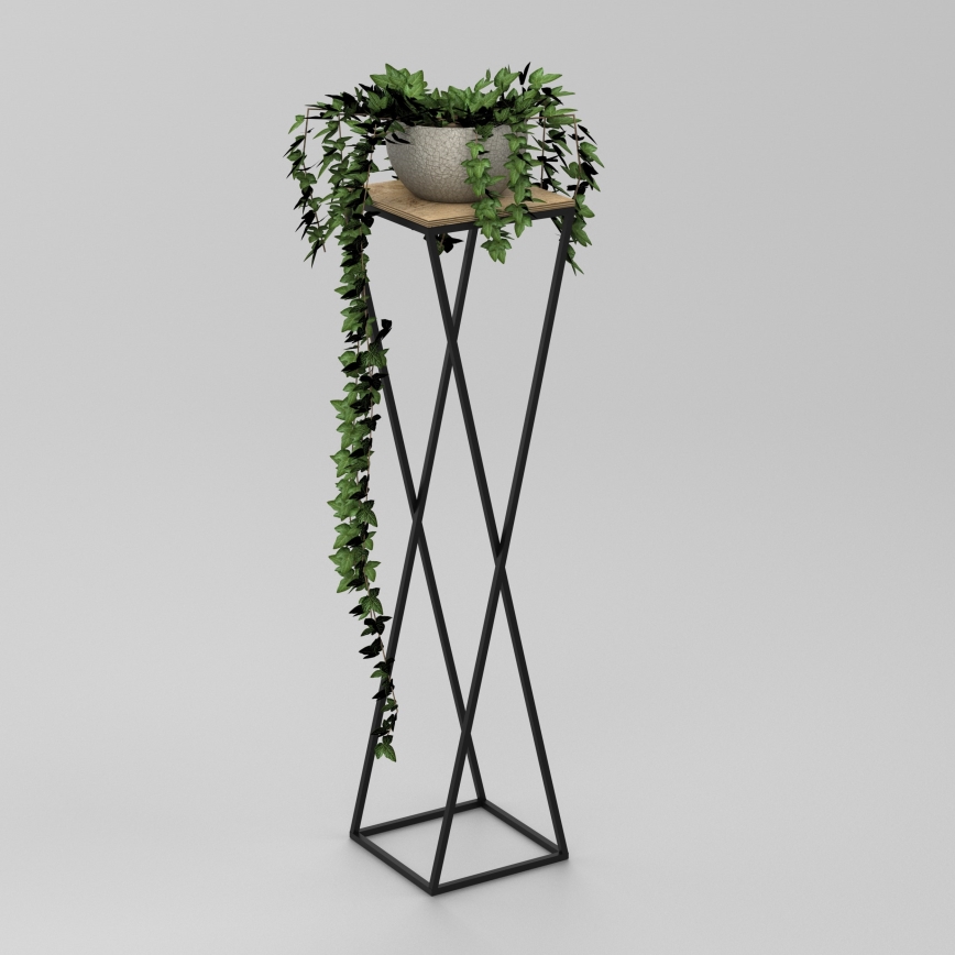 Pflanzenständer 100x24 cm schwarz