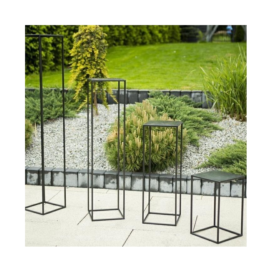 Blumenständer 40x24 cm schwarz