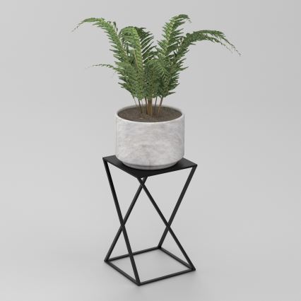 Blumenständer 40x24 cm schwarz