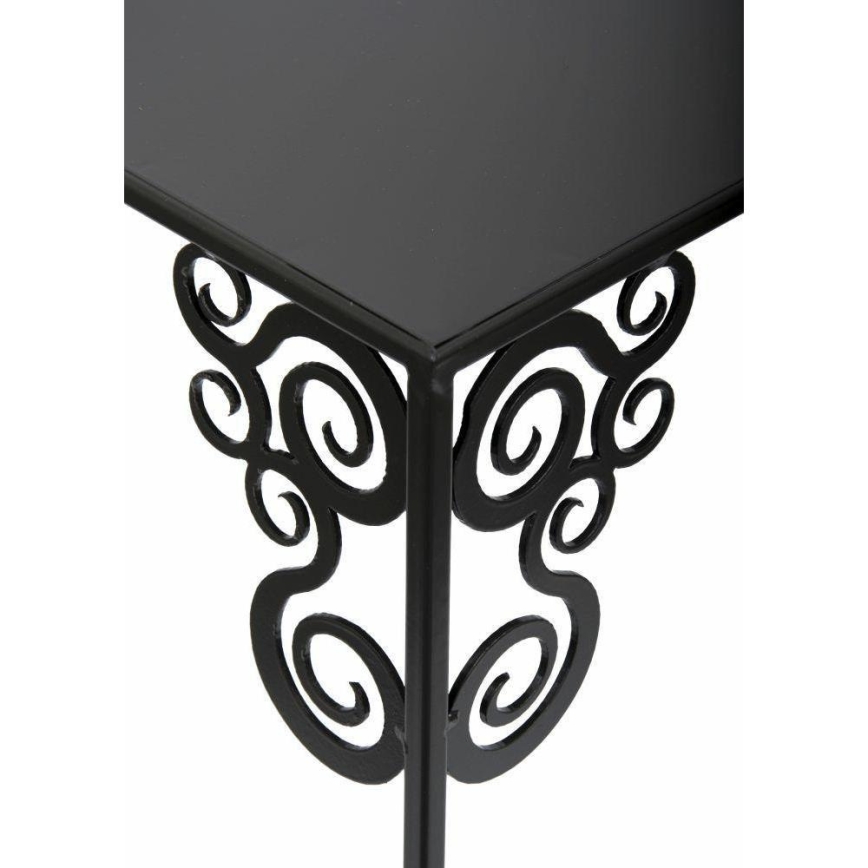 Blumenständer 60x24 cm schwarz