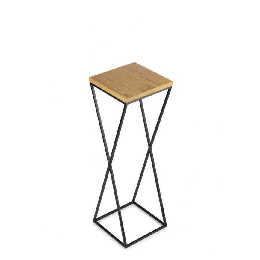 Blumenständer 70x24 cm schwarz/braun