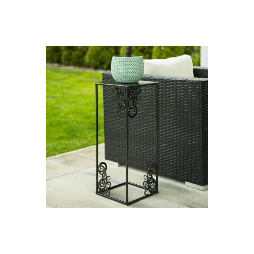 Pflanzenständer 80x24 cm Schwarz