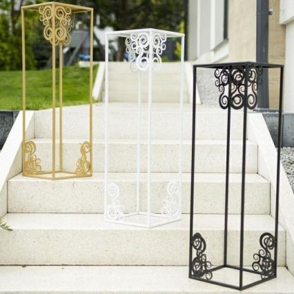 Pflanzenständer 80x24 cm Schwarz