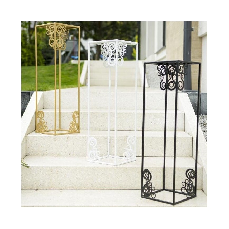 Pflanzenständer 80x24 cm Schwarz