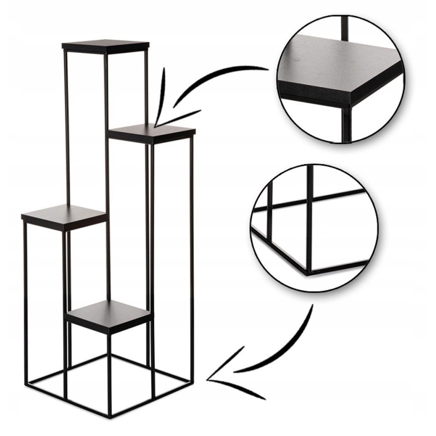 Pflanzenständer KASKADA 110x40 Schwarz