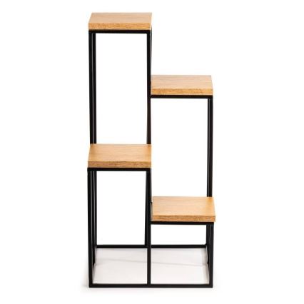 Blumenständer KASKADA 70x34 Schwarz/Braun