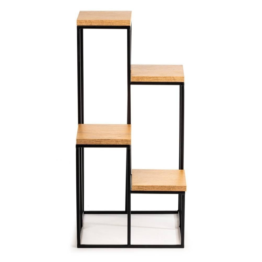 Blumenständer KASKADA 70x34 Schwarz/Braun