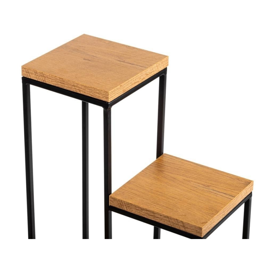 Blumenständer KASKADA 70x34 Schwarz/Braun