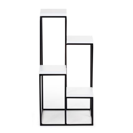 Blumenständer KASKADA 70x34 Schwarz/Weiß