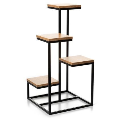 Blumenständer KASKADA 79x40 Schwarz/Braun