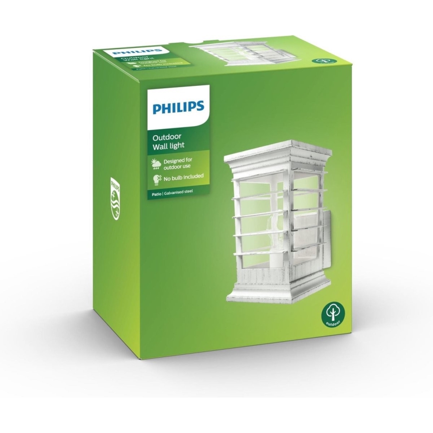 Philips 15280/18/PN - Außenwandbeleuchtung PATIO 1xE27/60W/230V IP44