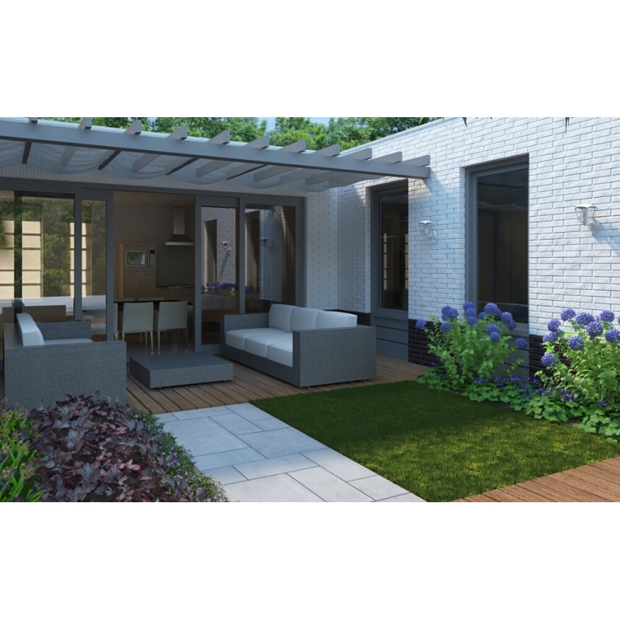 Philips 15388/31/16 - Außenwandleuchte mit Sensor MYGARDEN CREEK 1xE27/60W/230V