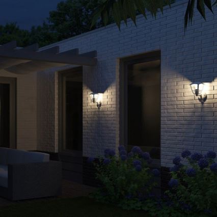 Philips 15388/31/16 - Außenwandleuchte mit Sensor MYGARDEN CREEK 1xE27/60W/230V
