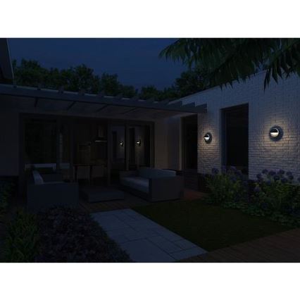 Philips 16245/93/16 - Wandleuchte MYGARDEN JUNE 1xE27/12W/230V