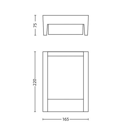 Philips 16460/93/16 - LED Außenleuchte MYGARDEN ARBOUR 1xLED/6W/230V