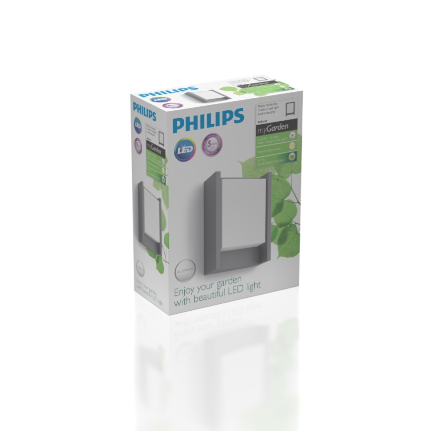 Philips - LED-Outdoor-Wandleuchte LED/6W/230V 2700K IP44