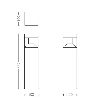 Philips - LED Außenleuchte LED/8W