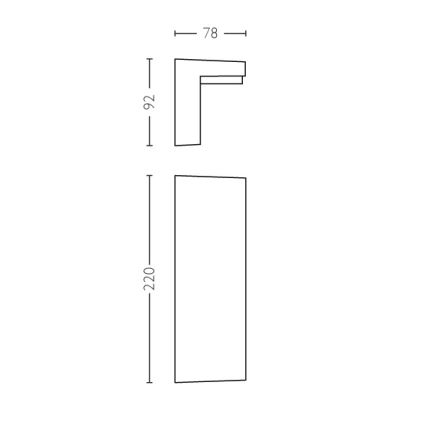 Philips - LED-Wandleuchte für den Außenbereich 2xLED/4,5W/230V IP44