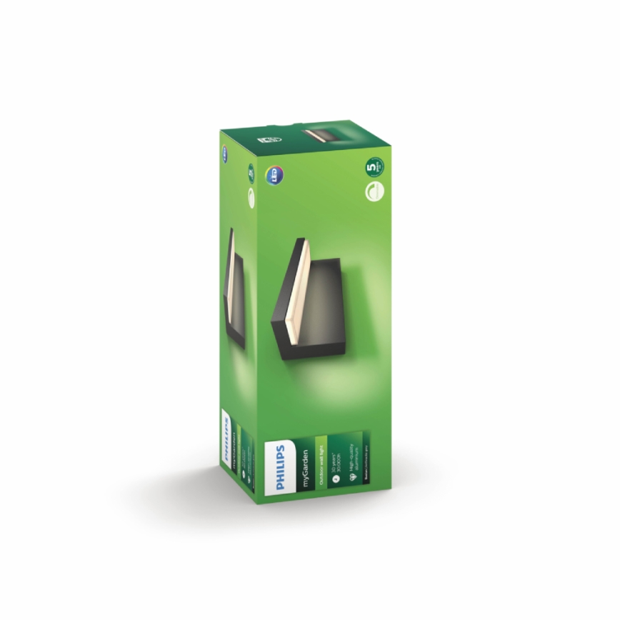 Philips - LED-Wandleuchte für den Außenbereich 2xLED/4,5W/230V 2700K IP44