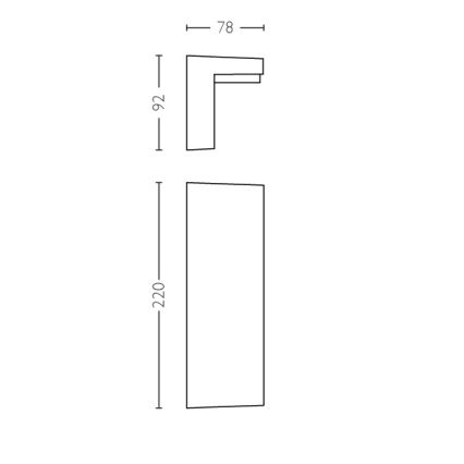 Philips - LED-Wandleuchte für den Außenbereich 2xLED/4,5W/230V IP44