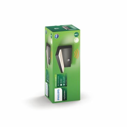 Philips 16484/93/P3 - LED Outdoor leuchte mit Sensor BUSTAN 2xLED/4,5W