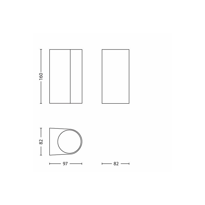 Philips - Außenleuchte 2xGU10/35W/230V