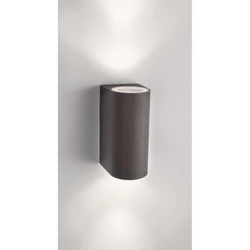 Philips 17102/86/16 - Außenwandleuchte MYGARDEN NIGHTINGALE 2xGU10/35W/230V