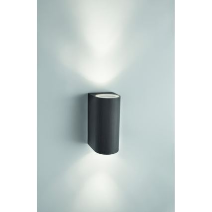 Philips 17102/86/PN - Außenbeleuchtung NIGHTINGALE 2xGU10/35W/230V