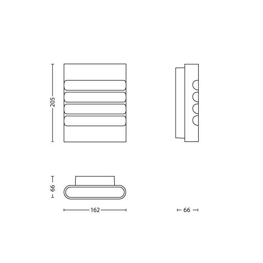 Philips - LED Außenbeleuchtung 1xLED/3W/230V