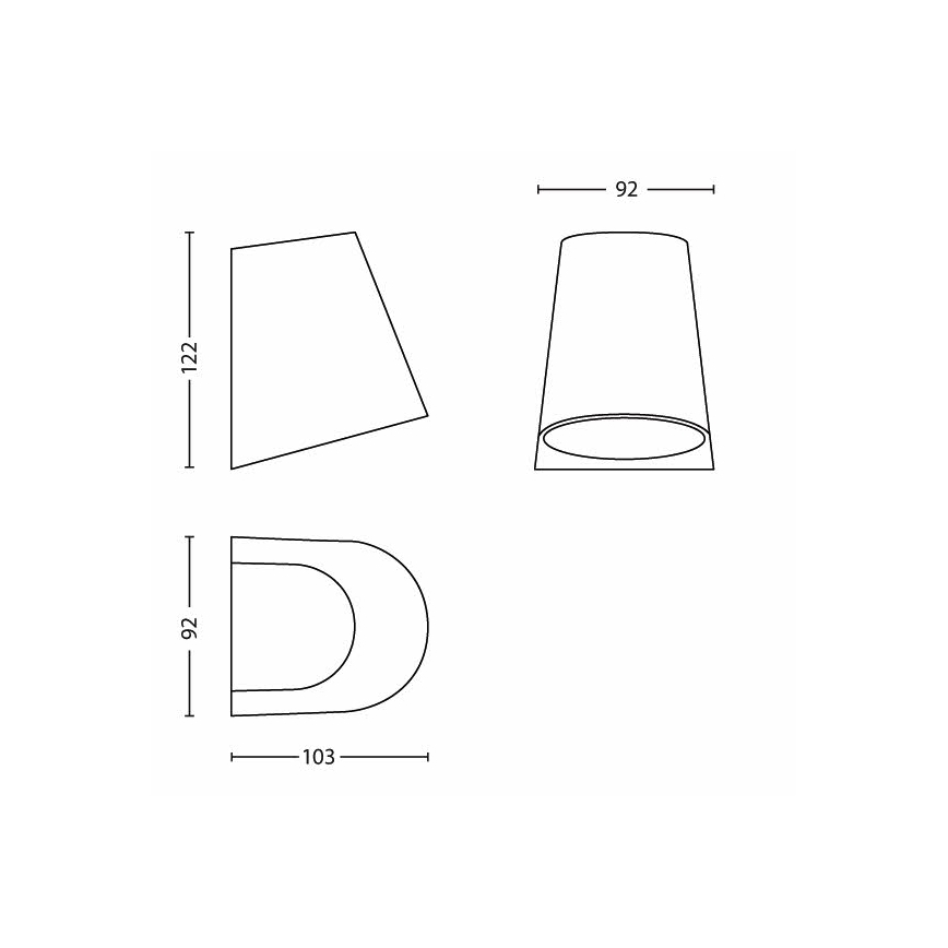 Philips - LED-Außenleuchte 1xLED/3W/230V IP44