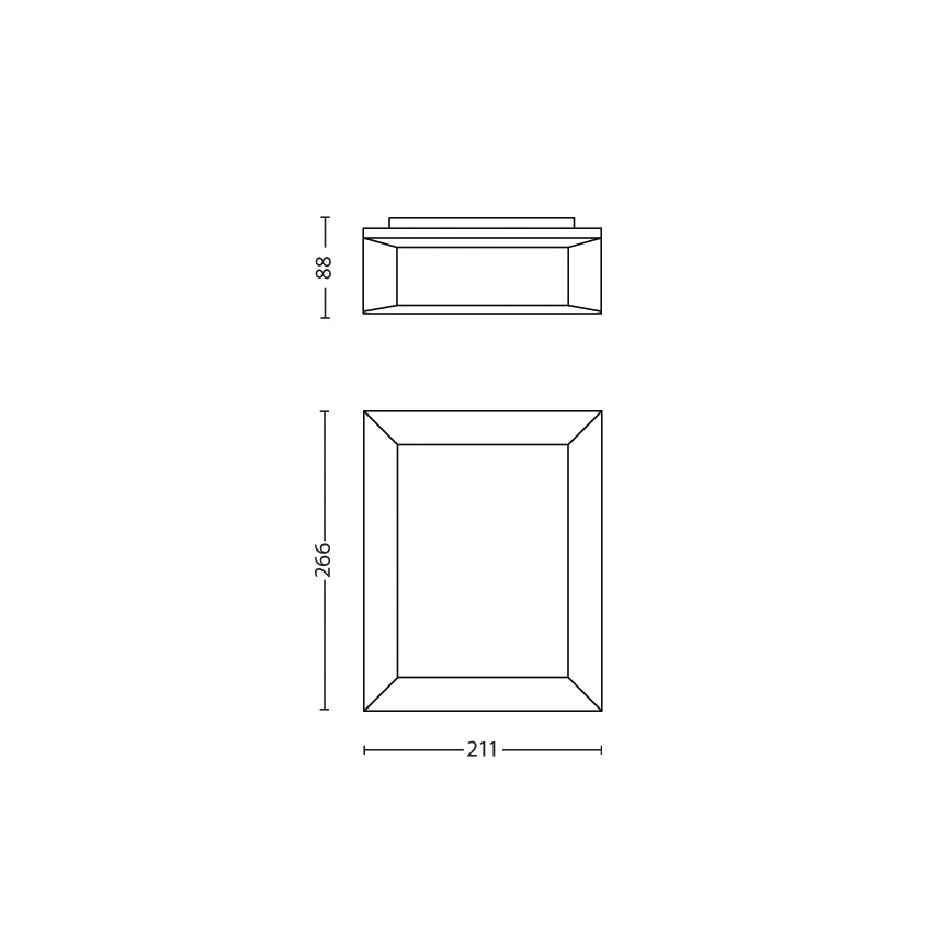 Philips 17293/93/16 - Außenwandleuchte MYGARDEN KARP 1xLED/6W/230V