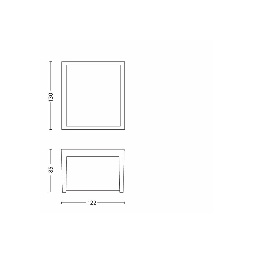 Philips - LED-Outdoor-Wandleuchte LED/3W/230V IP44 2700K