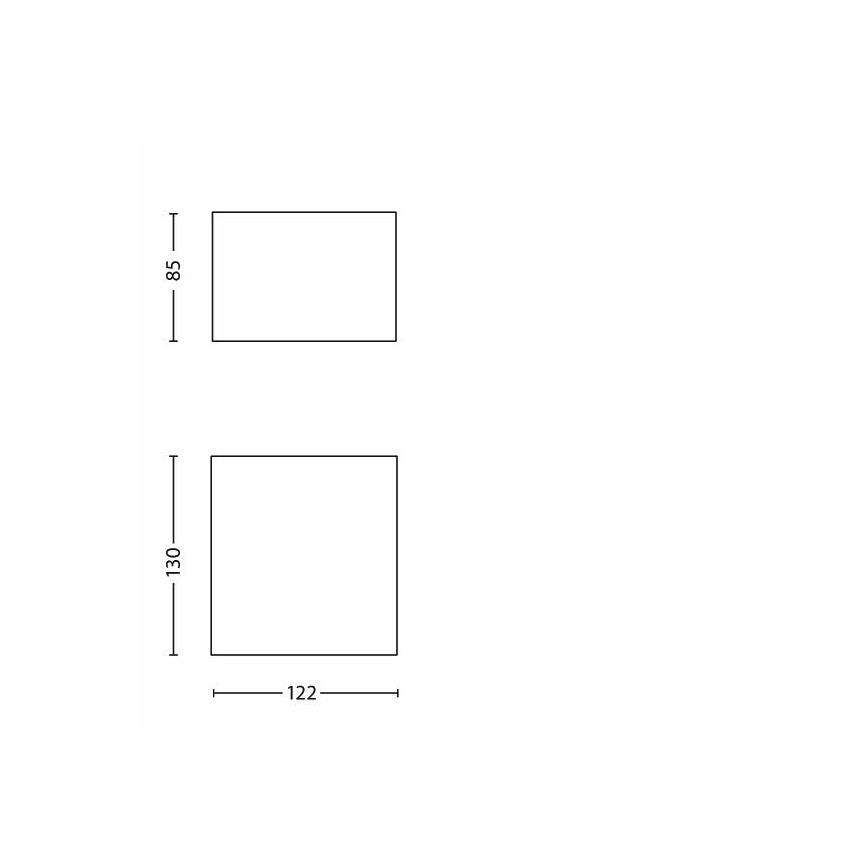 Philips - LED  Außenwandleuchte LED/3W/230V