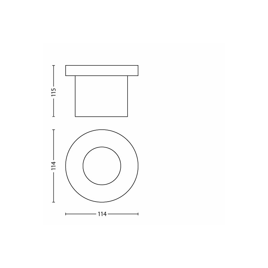 Philips - LED-Outdoor-Einfahrtsbeleuchtung 1xLED/3W/230V