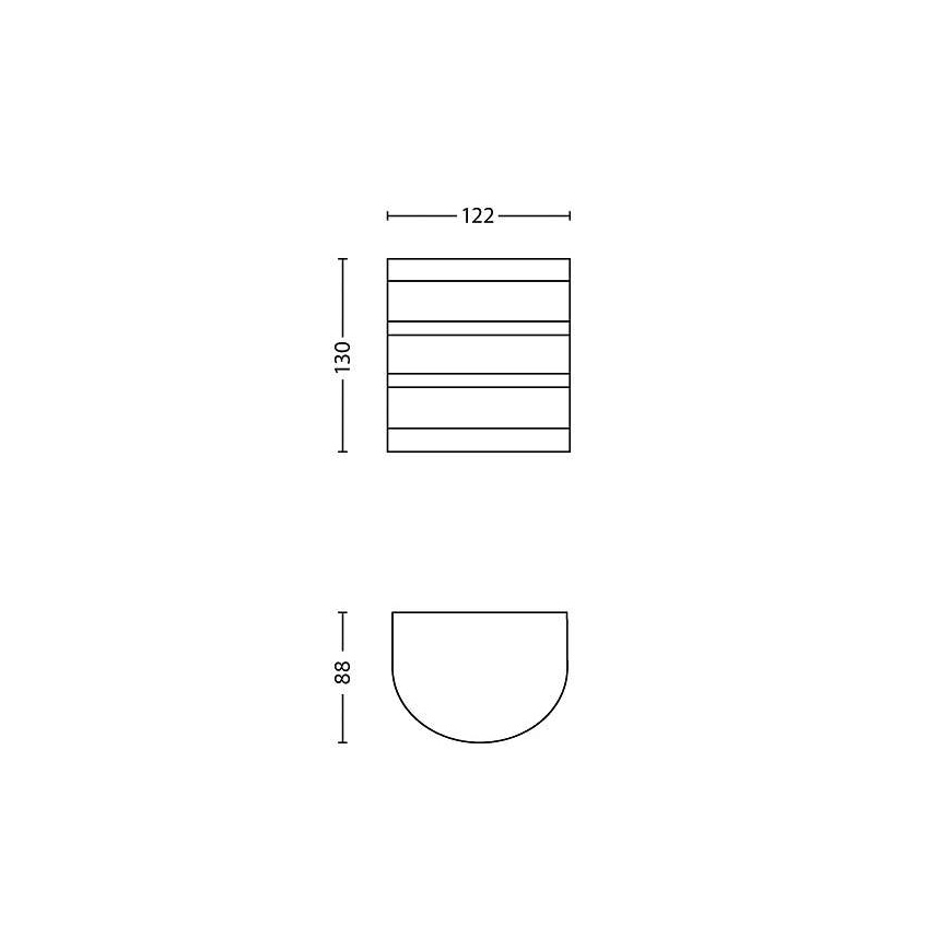 Philips 17314/47/16 - LED Außenleuchte CALGARY 1xLED/3W/230V