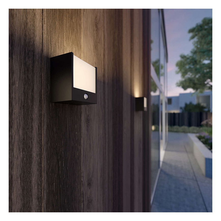 Philips 17317/30/16 - LED Außenwandleuchte mit sensor MYGARDEN MACAW 1xLED/3W/230V