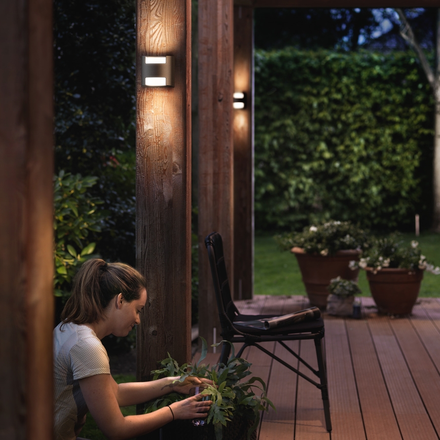 Philips 17321/93/16 - Außenwandleuchte MYGARDEN GRASS 2xLED/4,5W/230V