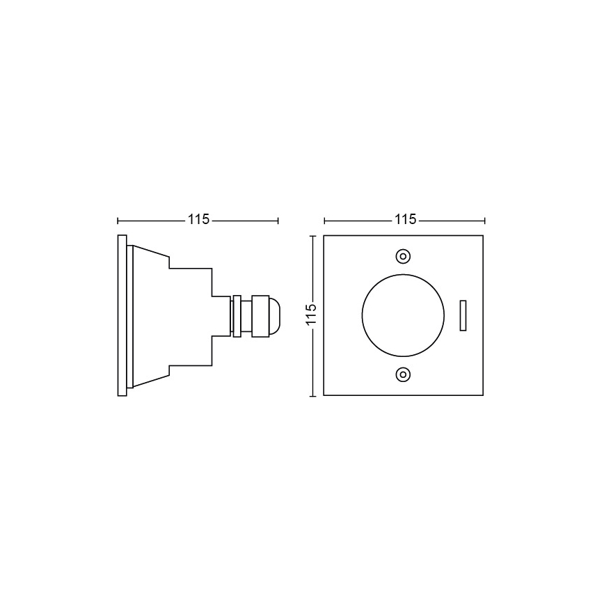 Philips - LED Außenleuchte LED/3W