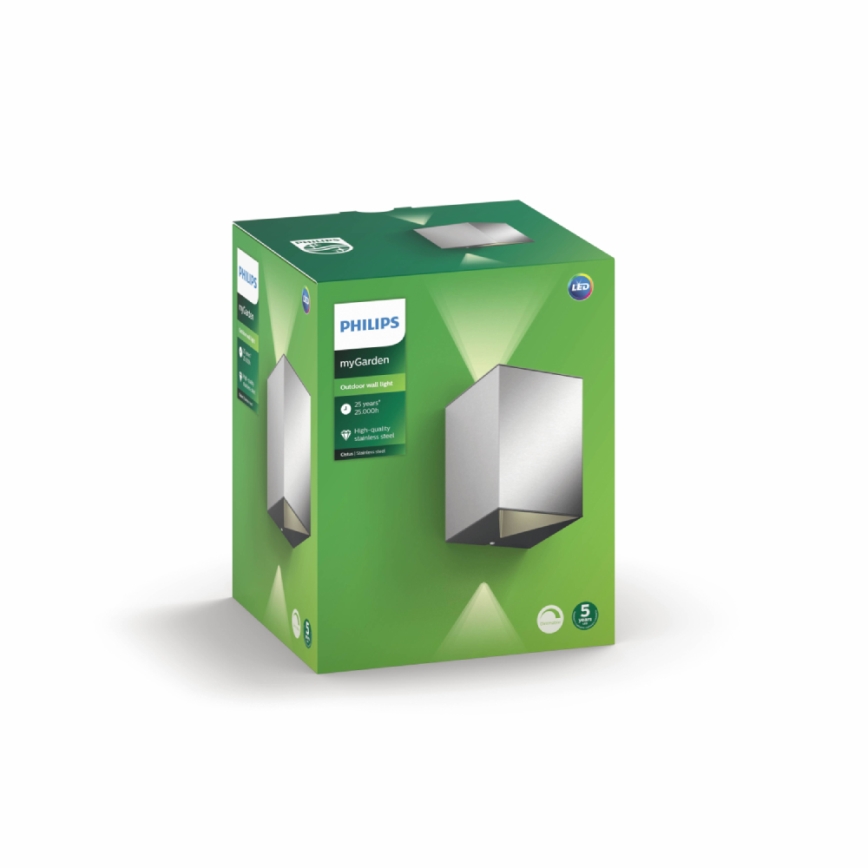 Philips 17358/47/P0 - LED Außenwandleuchte MYGARDEN CISTUS 2xLED/4,5W/230V IP44