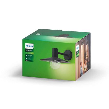 Philips 17382/30/PN - Außenwandleuchte MYGARDEN SKUA 1xE27/42W/230V