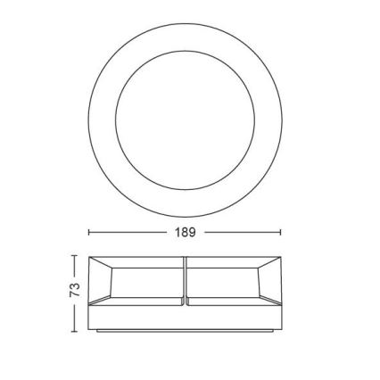 Philips - LED-Außenleuchte LED/12W/230V IP44