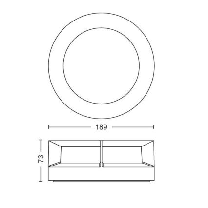 Philips - LED-Außenleuchte LED/12W/230V IP44