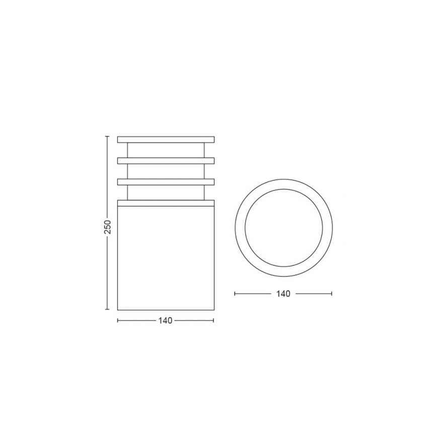 Philips - LED dimmbare Außenleuchte Hue LUCCA 1xE27/9,5W/230V IP44